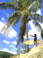 海に近い宿泊エリア