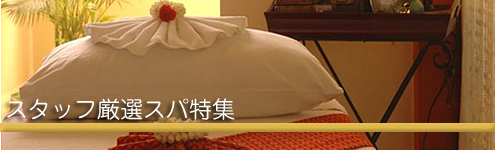 スタッフ厳選スパ特集